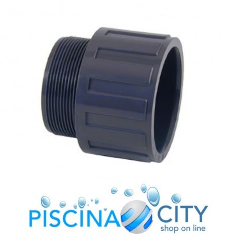 ASTRALPOOL MANICOTTO FM PVC FILETTO MASCHIO ⌀ 90 X 3"